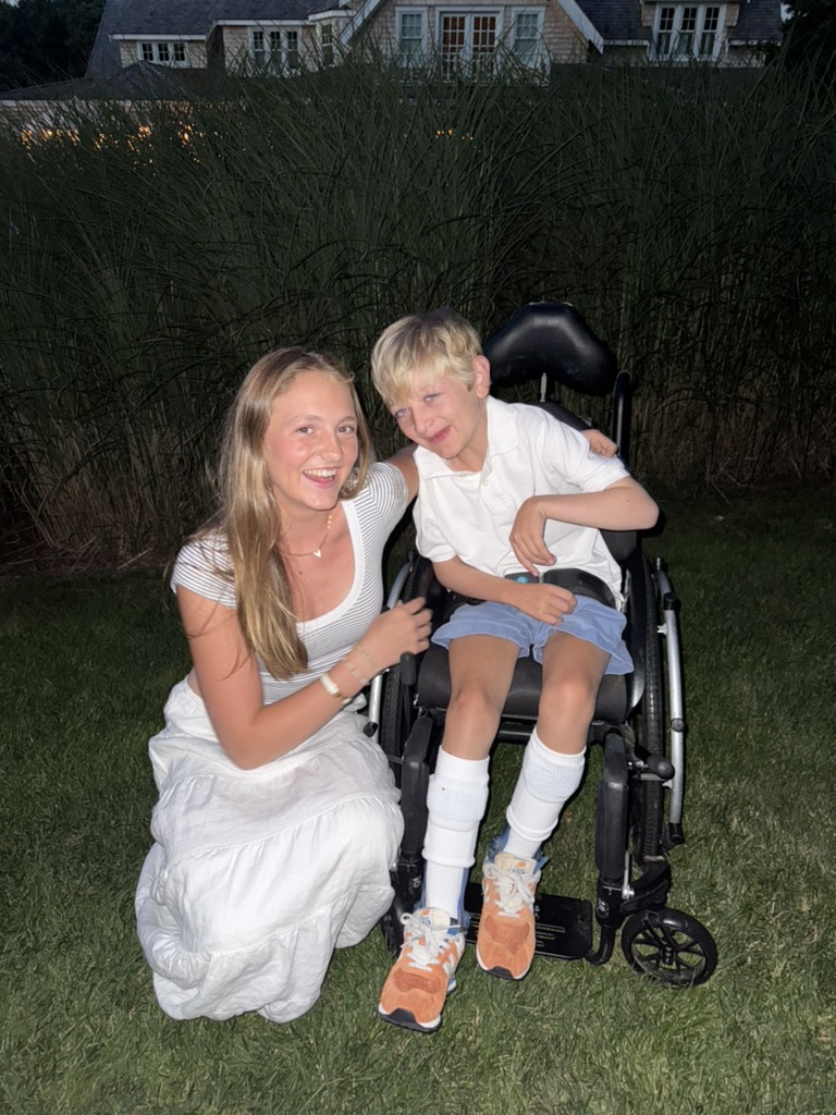 Hudson Fornes with his sibling